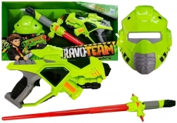 Weltraumwaffe Schwert Maske hellgrün