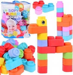 Bunte weiche Gummiwürfel für Kinder 36 Stück