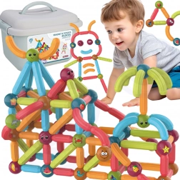 Woopie magnetisches Konstruktionsspielzeug für Kinder – 128 Teile