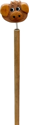 Holzbleistift mit Schweinekopf