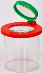 Beobachtungsgefäß mit Lupe GOKI