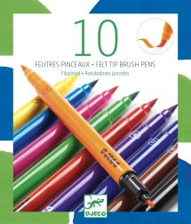 Doppelseitige Filzstifte DJECO - Klassik