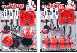 Kindergeschirr mit Herd – Küchen-Set für kleine Köche
