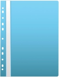 Schnellhefter A4 mit Euro-Lochung hellblau