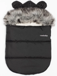 Winterfußsack NEW BABY Lux Fleece grafit