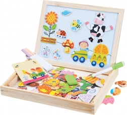 Magnettafel Bauernhof, 102 Teile