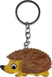 Holz-Schlüsselanhänger Igel