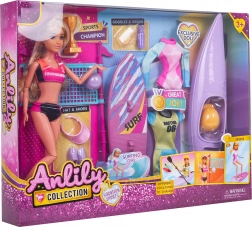 Puppe Olga in den Ferien mit Zubehör