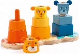 DJECO Bunte Kinder-Stapel-Burg