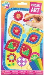 Kreativ-Set Mosaik nach Farben – metallisch A5, Motiv Schmetterling