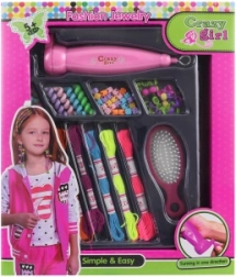 Manueller Perlen- und Faden-Haarflechter