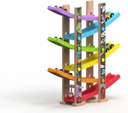 Große hölzerne Rennbahn – Erweiterung mit 6 Rampen