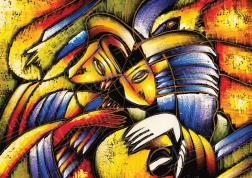 Puzzle Abstraktes Gesicht 1000 Teile