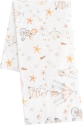 Flanell-Babywindel mit Aufdruck New Baby Circus
