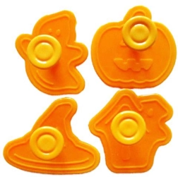 Toro Kunststoff-Ausstechformen mit Stempel Halloween 4 Stk.