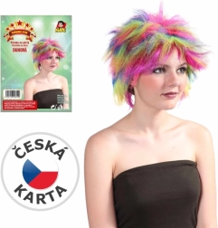Bunte Kinderperücke Multicolor