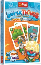 Schwarzer Peter SUPERTHINGS – Kinderkartenspiel TREFL (25 Karten)