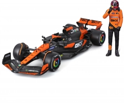 Bburago 1:24 Formula 1 McLaren MCL38 2024 mit Fahrerfigur