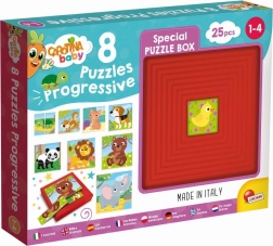 Progressives Puzzle Tierbabys 8 in 1 LISCIANI