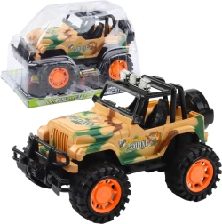 Kinder-Geländewagen Offroad in Tarnfarbe, beige, 25 cm