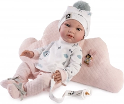 Realistische Babypuppe mit Ganzvinylkörper - 42 cm