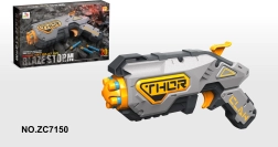Kinder Spielzeug Blaster Blaze Storm grau + 20 sichere Geschosse
