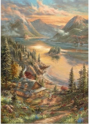 Puzzle SCHMIDT Blick auf den See 500 Teile