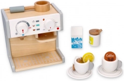 Spielset aus Holz: Kaffeemaschine und Teekocher