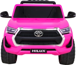 Elektrisches Kinderauto TOYOTA Hilux 4x4, rosa, mit Fernbedienung