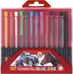 Mechanische Buntstifte KOH-I-NOOR 12 Stk – rotes Etui