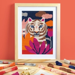 Stickset mit Tiger Atelier 64 von DJECO
