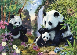 Puzzle Versteckte Pandas 1000 Teile – Secret Collection