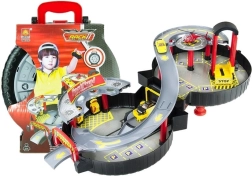 Zweiteiliges Parkhaus im Reifenkoffer