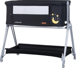 Chipolino Beistellbett Pretty Close 3-in-1 – Raven