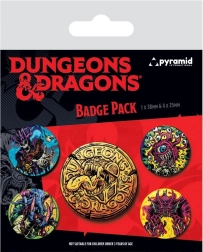 DUNGEONS & DRAGONS Abzeichen-Set