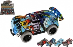 Stuntauto mit Rückziehantrieb