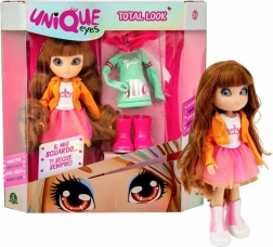 Puppe Unique Eyes – Modeset mit Accessoires 25 cm