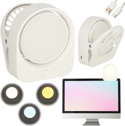 Kabellose Clip-Nachtleselampe – Weiß