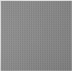 Bauplatte für Baukästen grau 40x40 cm