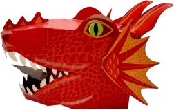 Fiesta Crafts kreative Maske Roter Drache