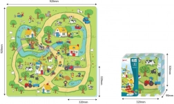 Schaumstoff-Puzzlematte Landleben, 9 Teile, EVA, ab 10 Monaten