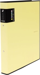 Ordner A4 PASTELINI gelb, 2‑Ring, laminiert