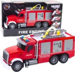 Woopie Feuerwehrwagen 1:14 mit Wasserstrahl, Licht und Sound