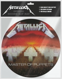 Slipmat für Plattenspieler mit Metallica - Master of Puppets Motiv