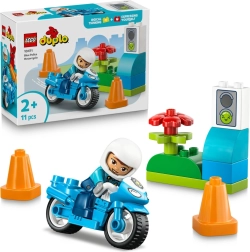 LEGO DUPLO Blaues Polizeimotorrad