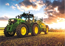 Diamantmalerei Traktor John Deere auf dem Feld 30x40cm