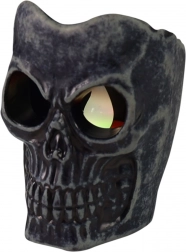 Blinkendes Halloween-Mini-Lämpchen in Schädel-Form