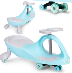 Rutschfahrzeug Wiggle Car mit LED-Rädern blau ECOTOYS
