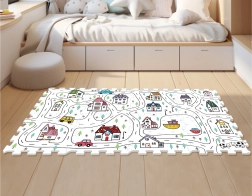 Schaumstoff-Stadtpuzzle für Kinder