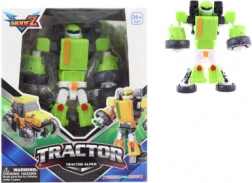 Roboter 2-in-1 Traktor – transformierbarer Kunststoff-Roboter